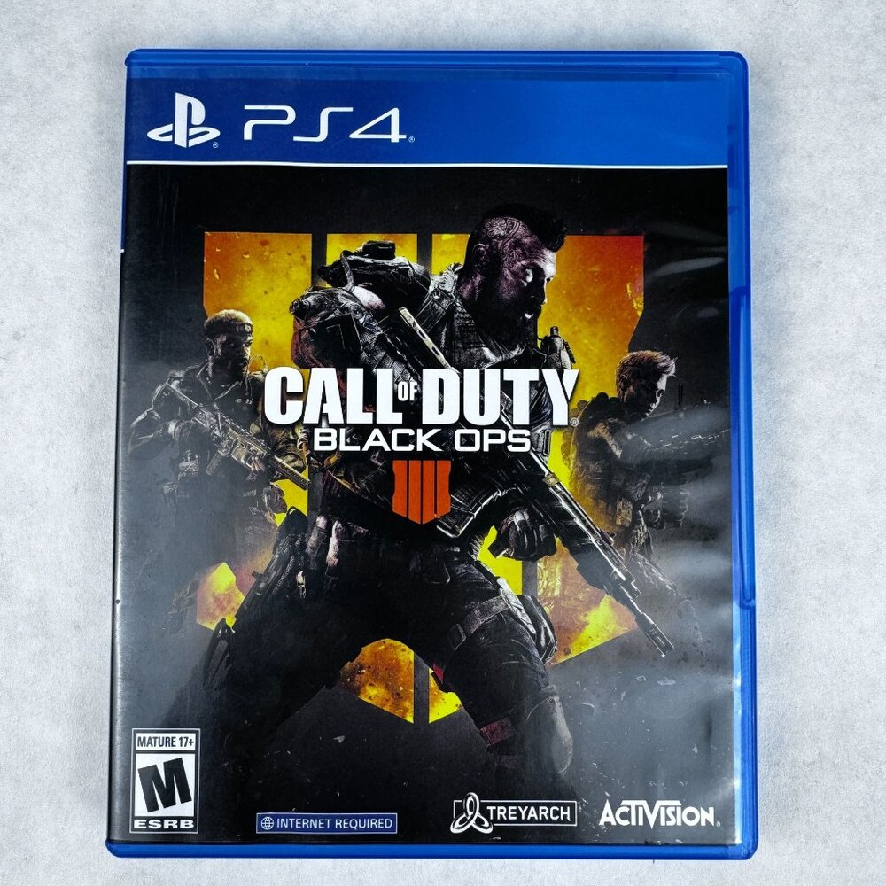 Playstation PS4 Call Of Duty Black Ops 4 Game Battle Royale Mature 17+ Zombies
